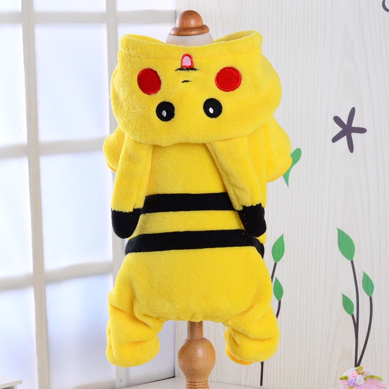 Pikachu Dog Costume Pet Onesie Pikachu Dog Costume Pet Onesie