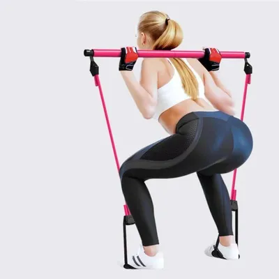Pilates Stick Multi functional Fitness Stick Yoga Pilates Equipment Home Elasticity Exercise Training Hip Pulling Rope Pilates Stick Multi functional Fitness Stick Yoga Pilates Equipment Home Elasticity Exercise Training Hip Pulling Rope