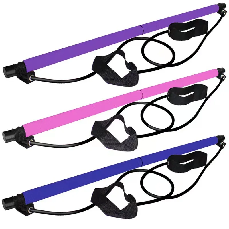 Pilates Stick Multi functional Fitness Stick Yoga Pilates Equipment Home Elasticity Exercise Training Hip Pulling Rope Pilates Stick Multi functional Fitness Stick Yoga Pilates Equipment Home Elasticity Exercise Training Hip Pulling Rope