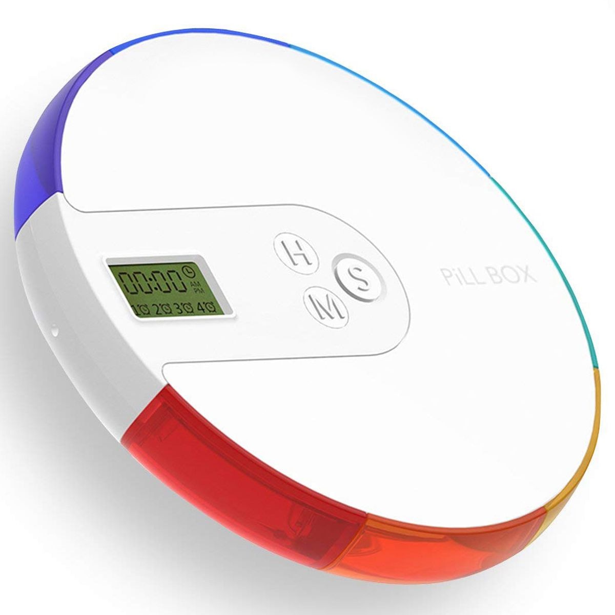 Pill Alarm Box Weekly Container