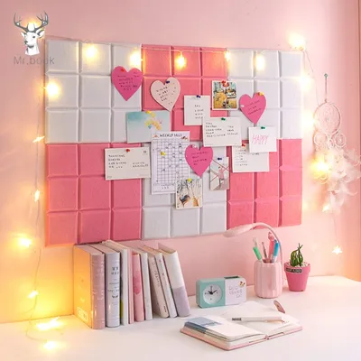 Pin Up Board Felt Wall Mount (2Pcs) Pin Up Board Felt Wall Mount (2Pcs)