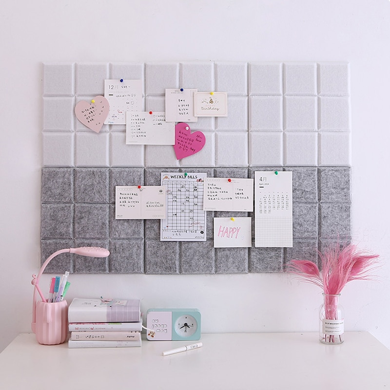 Pin Up Board Felt Wall Mount (2Pcs) Pin Up Board Felt Wall Mount (2Pcs)