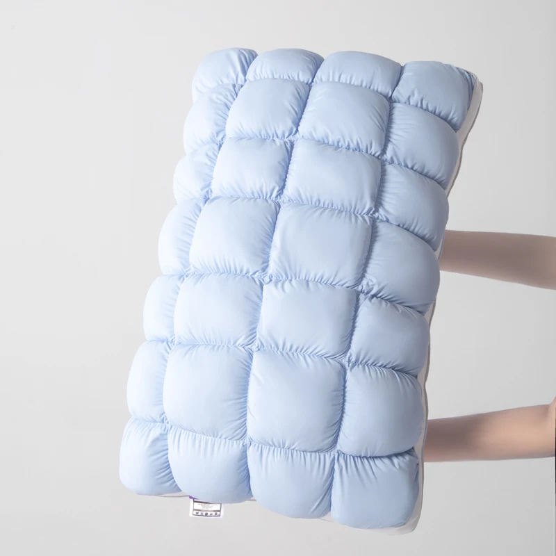 Pineapple Bread Shape Pillow Core Breathable Grid Design Cervical Support Bed Pillows Soft Fluffy Comfortable Neck Pineapple Bread Shape Pillow Core Breathable Grid Design Cervical Support Bed Pillows Soft Fluffy Comfortable Neck