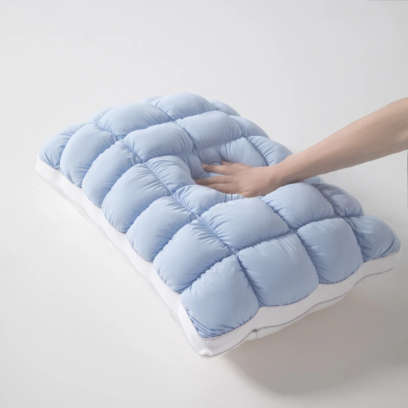 Pineapple Bread Shape Pillow Core Breathable Grid Design Cervical Support Bed Pillows Soft Fluffy Comfortable Neck Pineapple Bread Shape Pillow Core Breathable Grid Design Cervical Support Bed Pillows Soft Fluffy Comfortable Neck