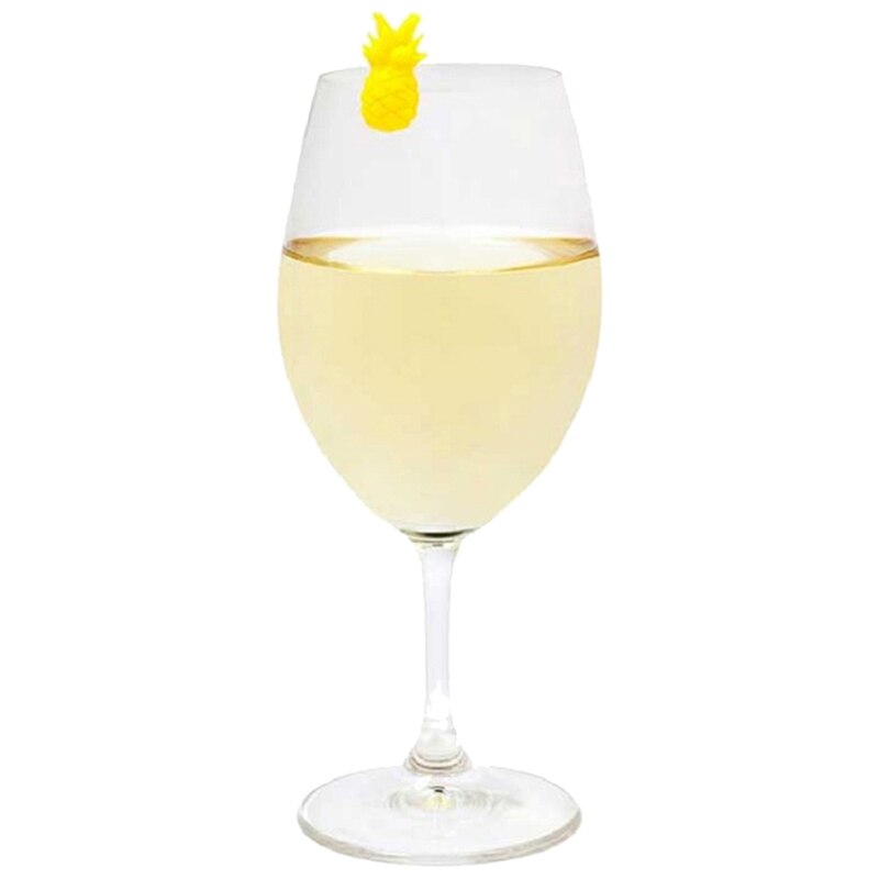 Pineapple Design Wine Glass Tags (6 pcs) Pineapple Design Wine Glass Tags (6 pcs)