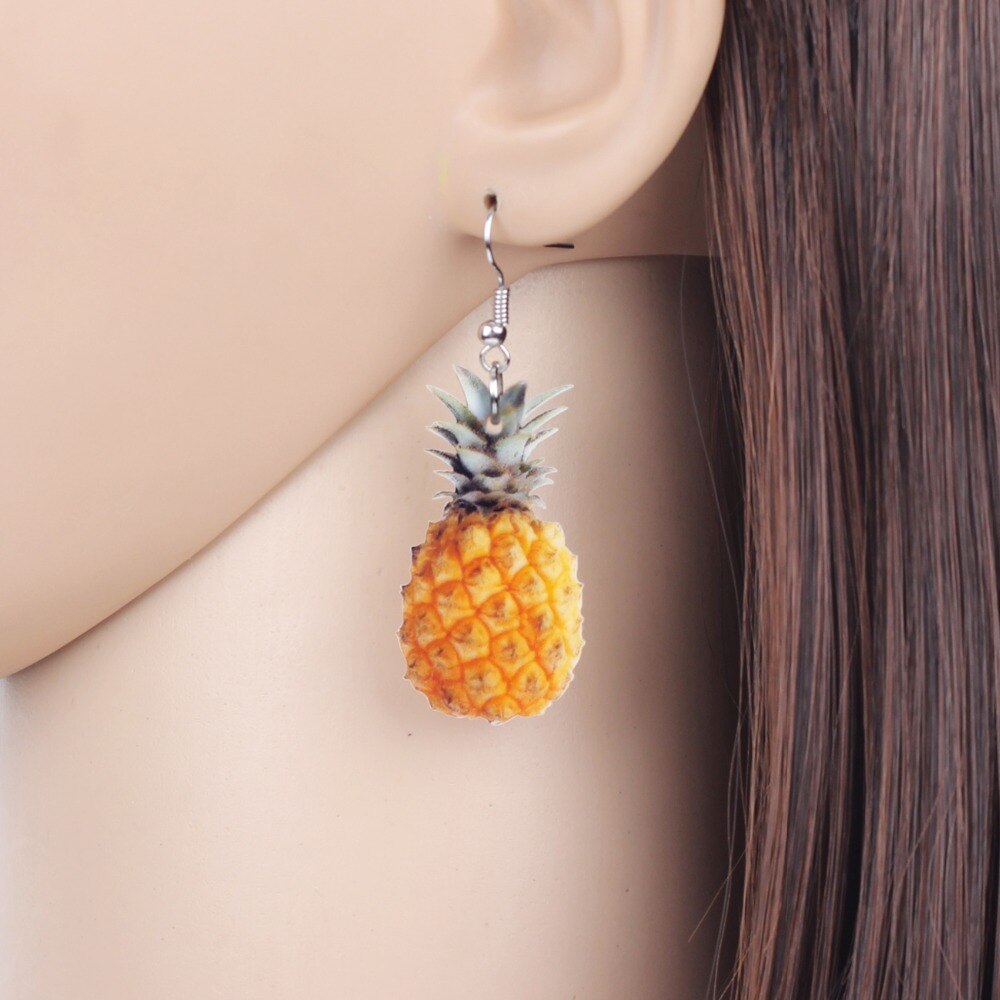 Pineapple Earrings Summer Fruit Earrings Pineapple Earrings Summer Fruit Earrings