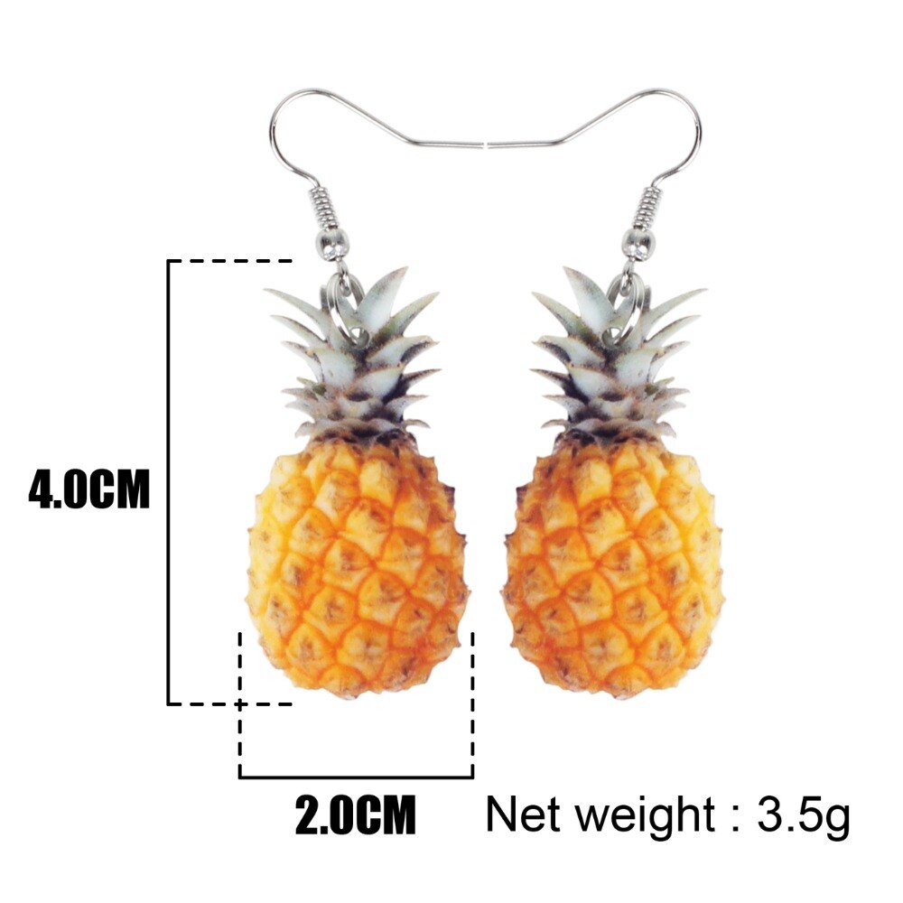 Pineapple Earrings Summer Fruit Earrings Pineapple Earrings Summer Fruit Earrings