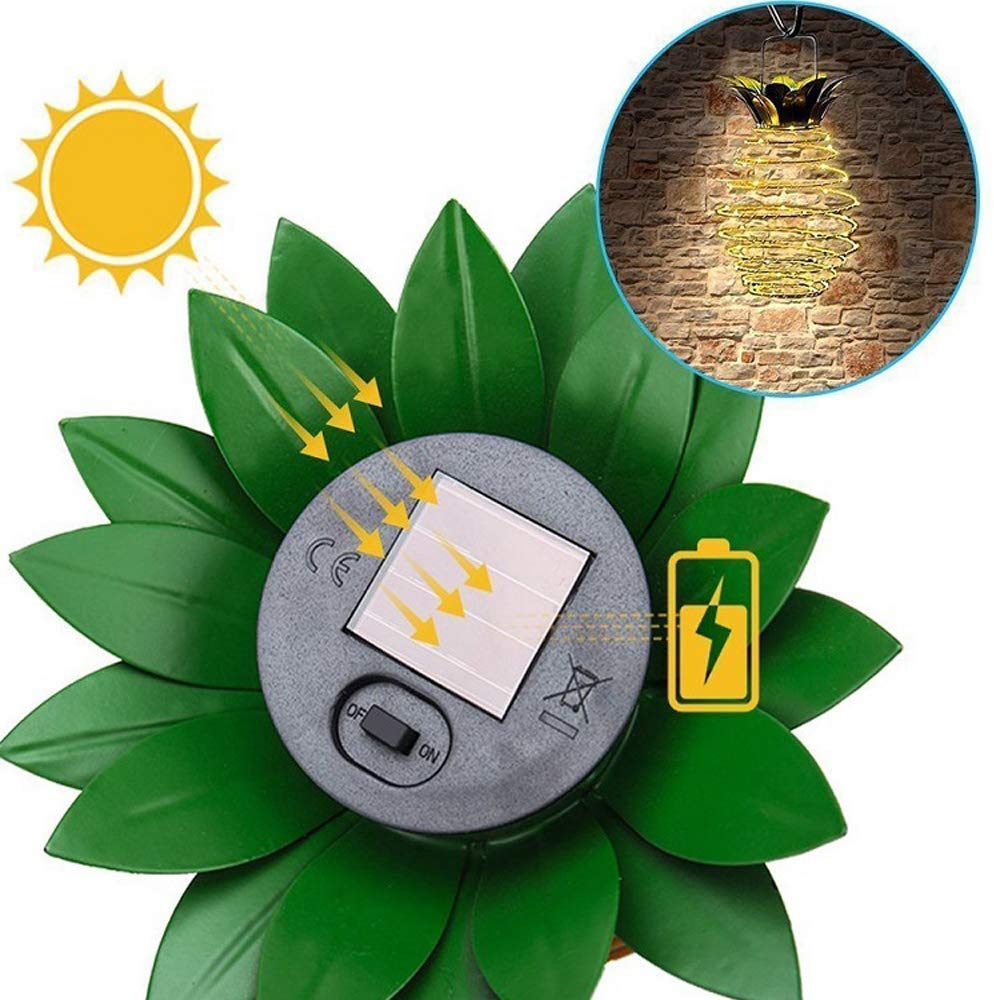 Pineapple Outdoor Light Solar Lamp Pineapple Outdoor Light Solar Lamp