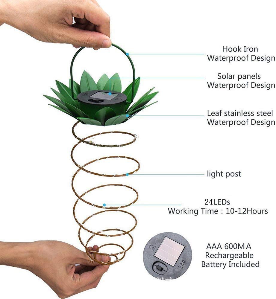 Pineapple Outdoor Light Solar Lamp Pineapple Outdoor Light Solar Lamp