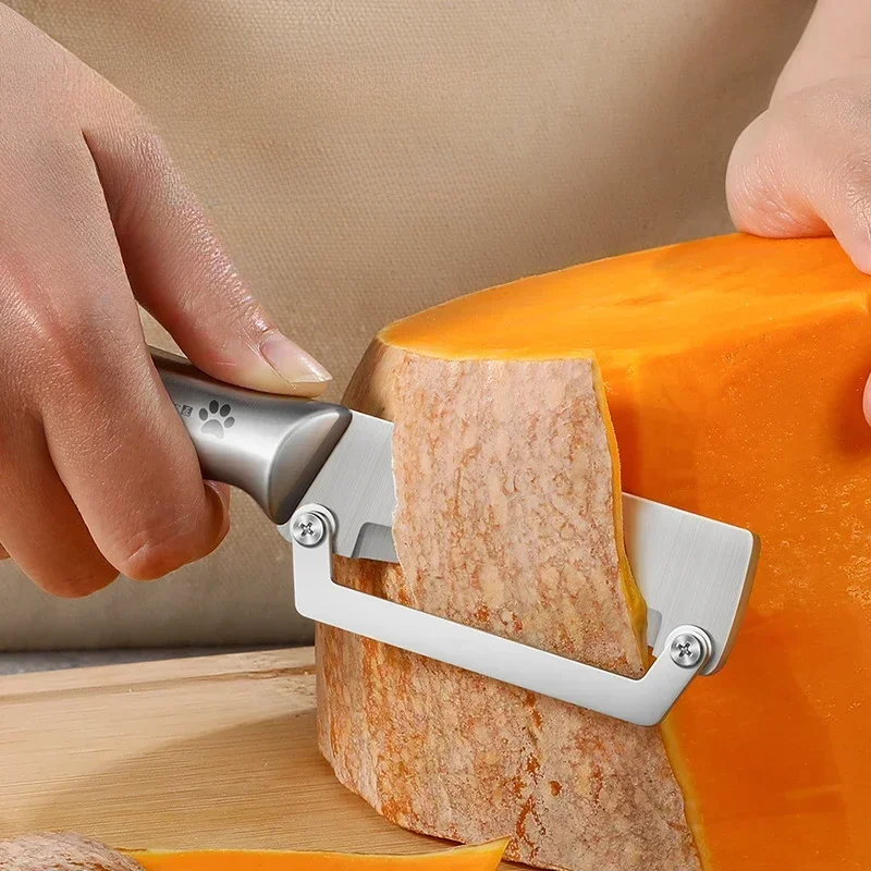 Pineapple Peeling Knife Thickened Stainless Steel Pumpkin Skin Peeler Kitchen Special Paring Tools Home Sugar Cane