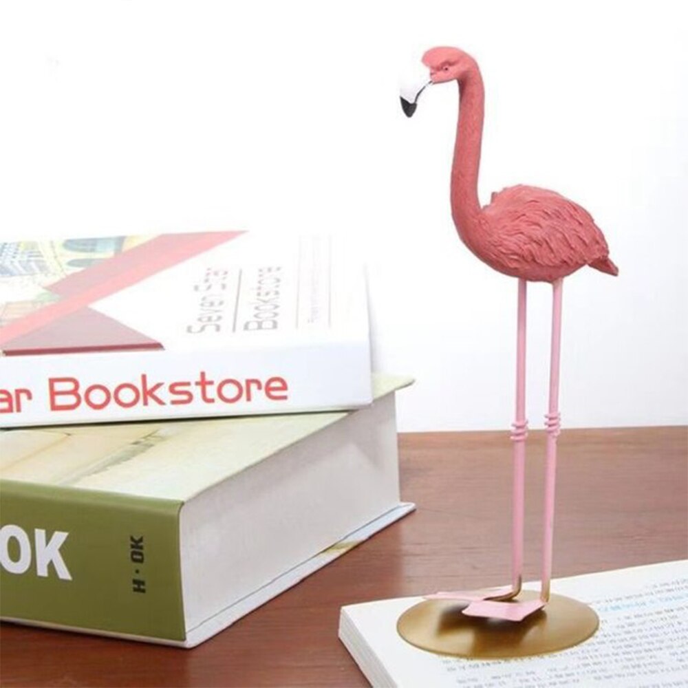 Pink Flamingo Figurine Decoration