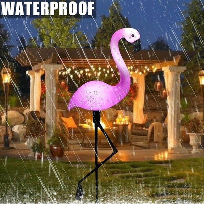 Pink Flamingo Solar Lights (3 pcs)