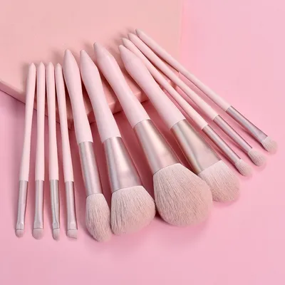 Pink Makeup Brush Set (11 Pcs) Pink Makeup Brush Set (11 Pcs)