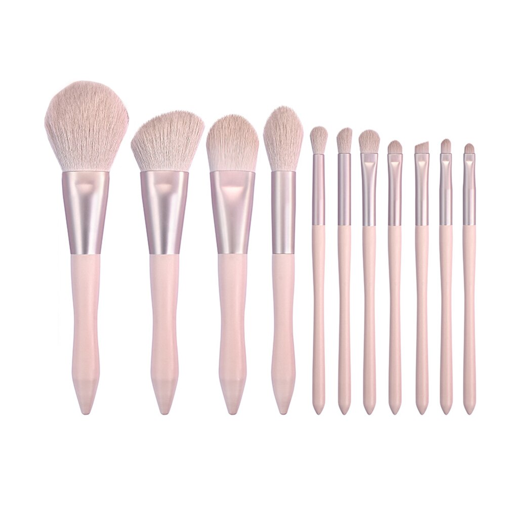Pink Makeup Brush Set (11 Pcs) Pink Makeup Brush Set (11 Pcs)