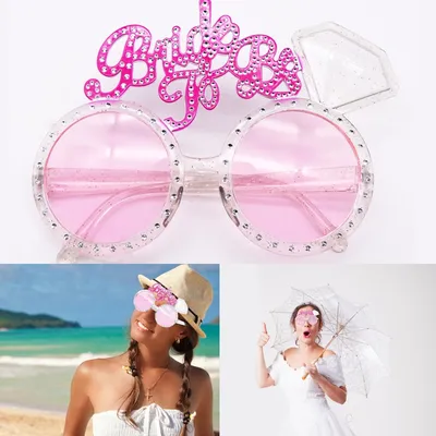Pink Plastic Bride To Be Glasses Pink Plastic Bride To Be Glasses