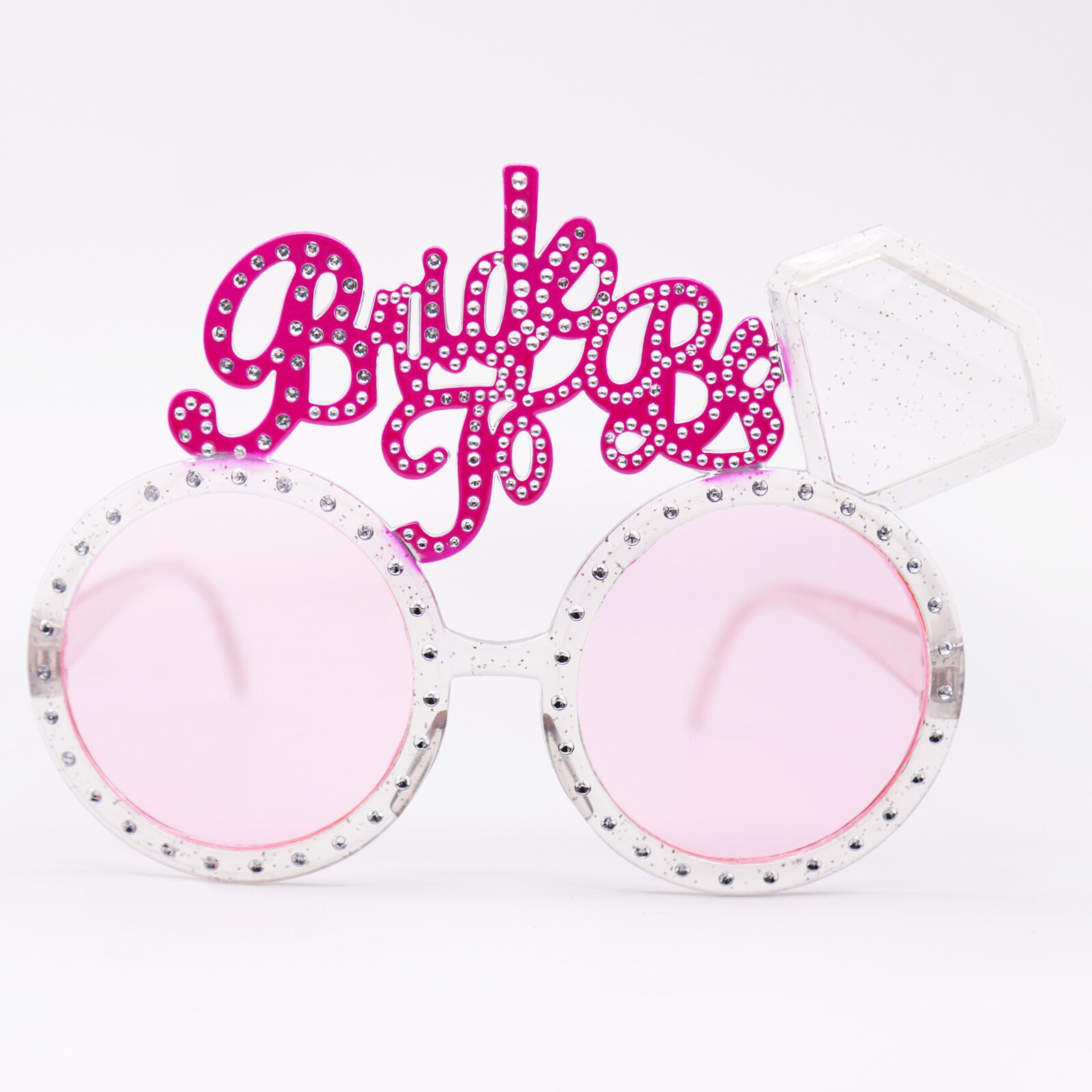 Pink Plastic Bride To Be Glasses Pink Plastic Bride To Be Glasses