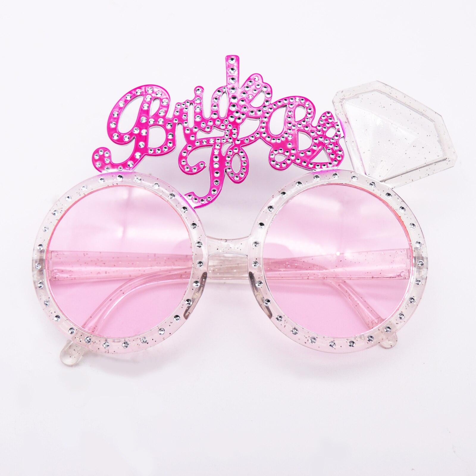 Pink Plastic Bride To Be Glasses Pink Plastic Bride To Be Glasses