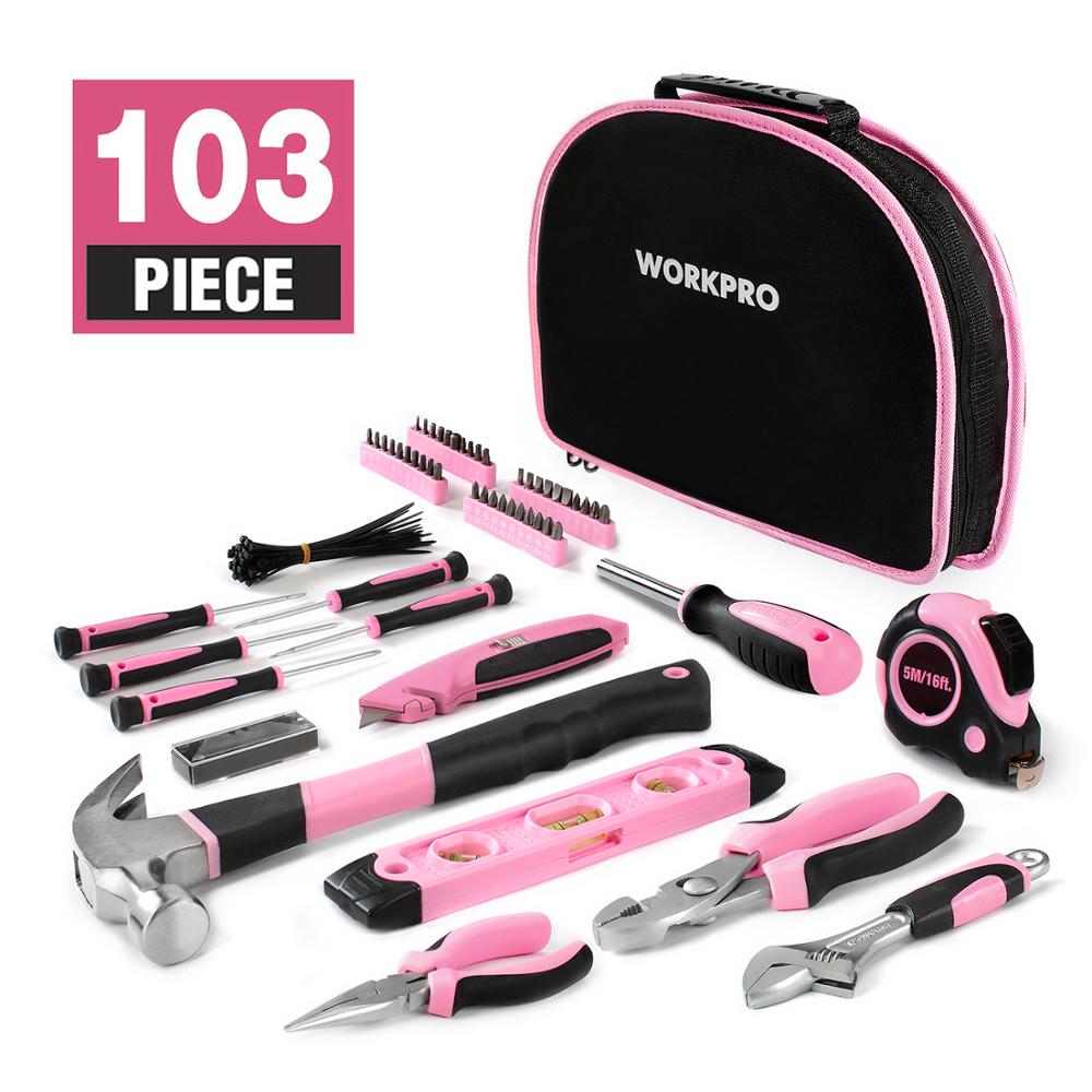 Pink Tool Set 103PCs with Storage Bag Pink Tool Set 103PCs with Storage Bag