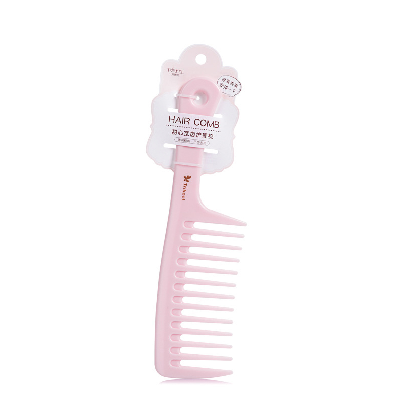 Pink Wide Tooth Hair Comb