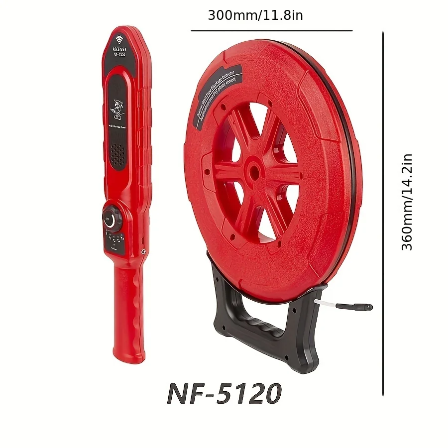 Pip Iron Pipe Blockage Detector 20M Line Diagnostic-tool Scanner Pipeline Blocking Clogging Plumbers Instrument Pip Iron Pipe Blockage Detector 20M Line Diagnostic-tool Scanner Pipeline Blocking Clogging Plumbers Instrument