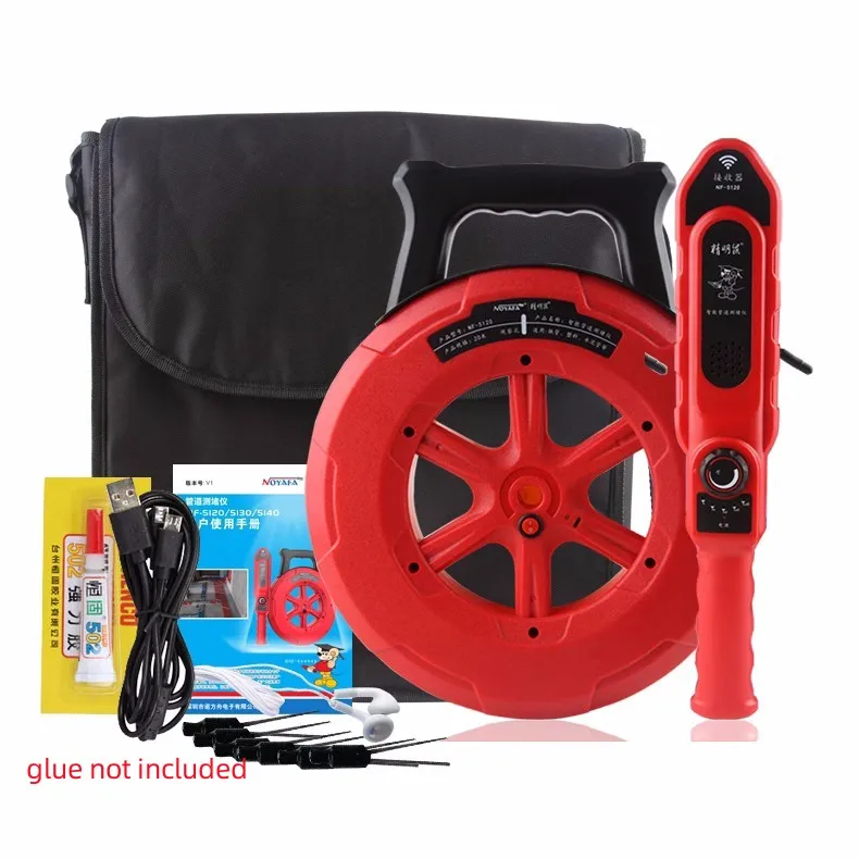 Pip Iron Pipe Blockage Detector 20M Line Diagnostic-tool Scanner Pipeline Blocking Clogging Plumbers Instrument Pip Iron Pipe Blockage Detector 20M Line Diagnostic-tool Scanner Pipeline Blocking Clogging Plumbers Instrument