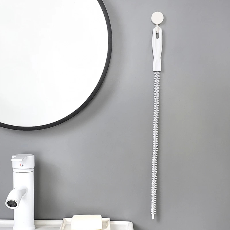 Pipe Dredging Brush Bathroom Hair Sewer Sink Cleaning Brush Drain Cleaner Flexible Cleaner Clog Plug Hole Remover Tool Pipe Dredging Brush Bathroom Hair Sewer Sink Cleaning Brush Drain Cleaner Flexible Cleaner Clog Plug Hole Remover Tool