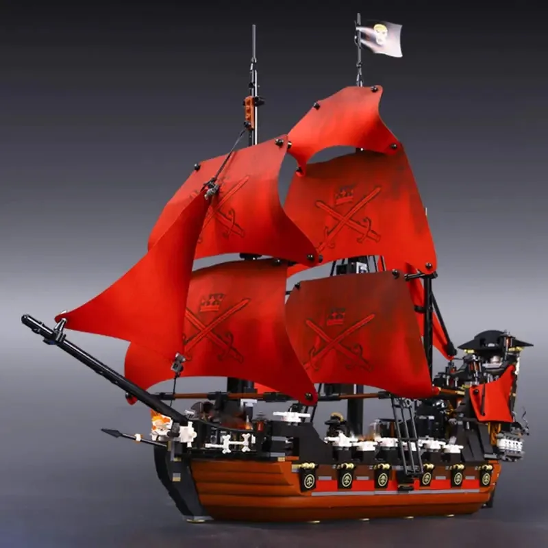 Pirates Of The Caribbeans Queen Anne Revenge Warship The Black Pearl 4195 4184 Ship Building Blocks Model Toys Bricks Pirates Of The Caribbeans Queen Anne Revenge Warship The Black Pearl 4195 4184 Ship Building Blocks Model Toys Bricks