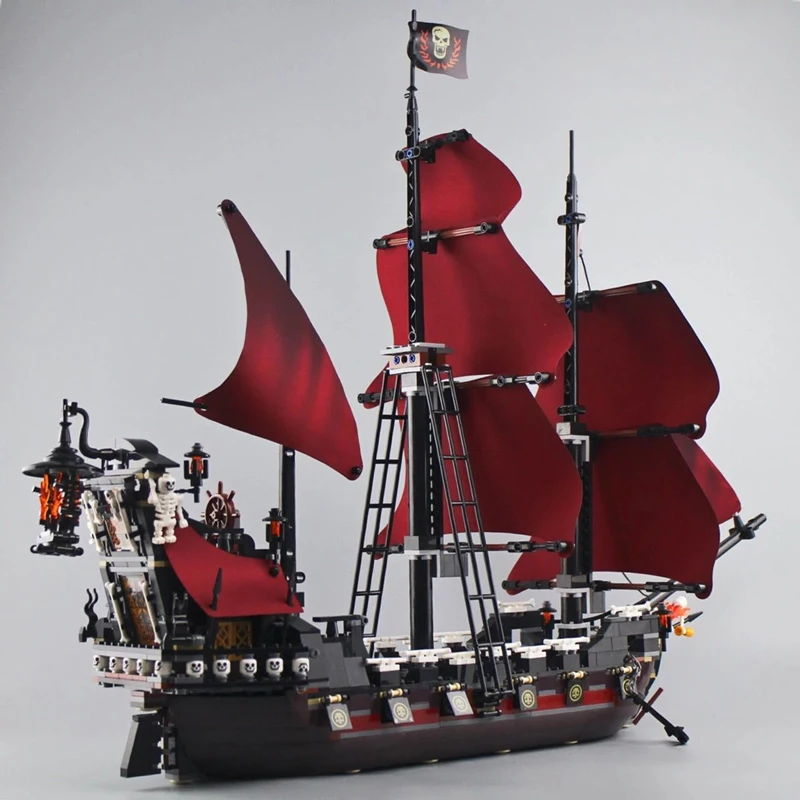 Pirates Of The Caribbeans Queen Anne Revenge Warship The Black Pearl 4195 4184 Ship Building Blocks Model Toys Bricks Pirates Of The Caribbeans Queen Anne Revenge Warship The Black Pearl 4195 4184 Ship Building Blocks Model Toys Bricks