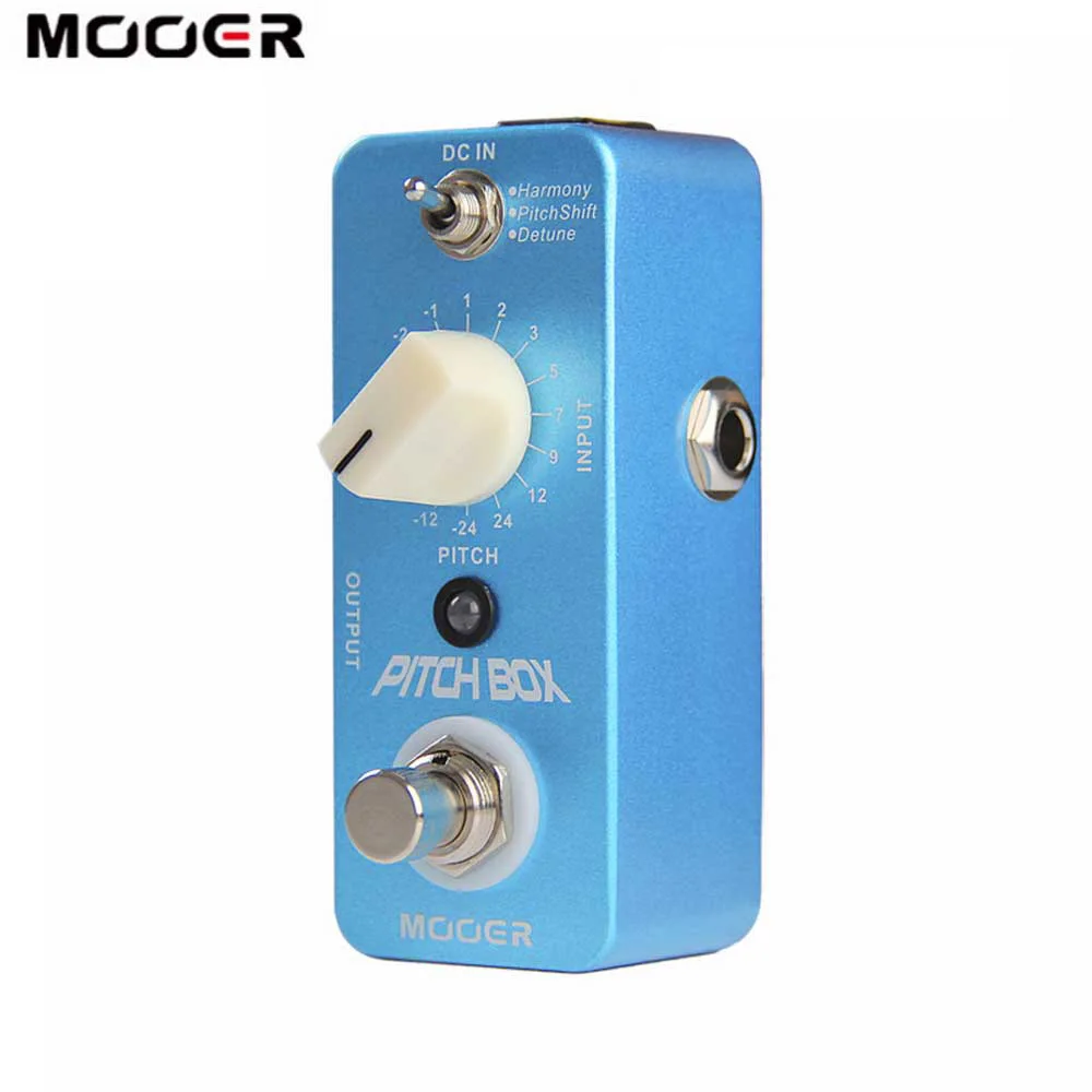 Pitch Box Compact Effect Pedal Harmony Pitch Shifting Detune 3 Effects Mode True Bypass Guitar Pedal Guitar Accessories