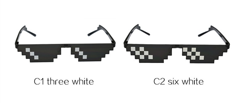 Pixel Sunglasses Funny Eyewear Pixel Sunglasses Funny Eyewear
