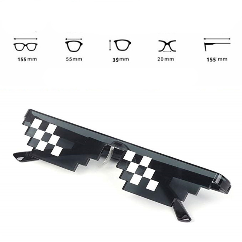 Pixilated Thug Life Sunglasses Pixilated Thug Life Sunglasses