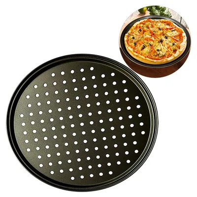 Pizza Baking Tray Non-Stick Pan (2pcs) Pizza Baking Tray Non-Stick Pan (2pcs)