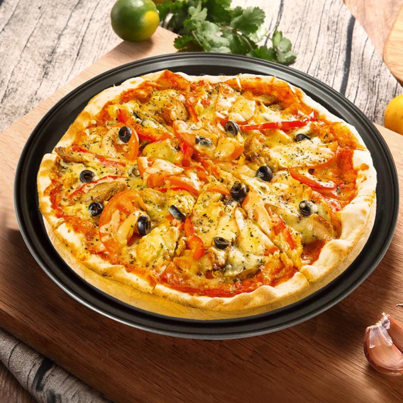 Pizza Baking Tray Non-Stick Pan (2pcs) Pizza Baking Tray Non-Stick Pan (2pcs)