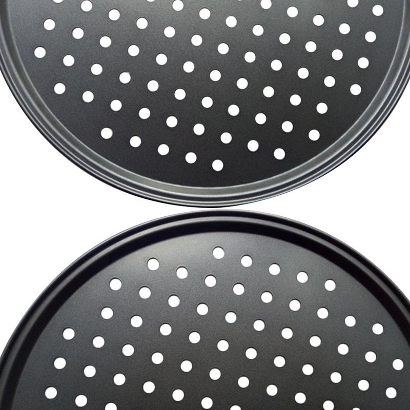 Pizza Baking Tray Non-Stick Pan (2pcs) Pizza Baking Tray Non-Stick Pan (2pcs)
