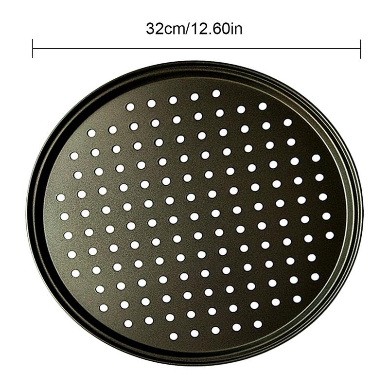 Pizza Baking Tray Non-Stick Pan (2pcs) Pizza Baking Tray Non-Stick Pan (2pcs)