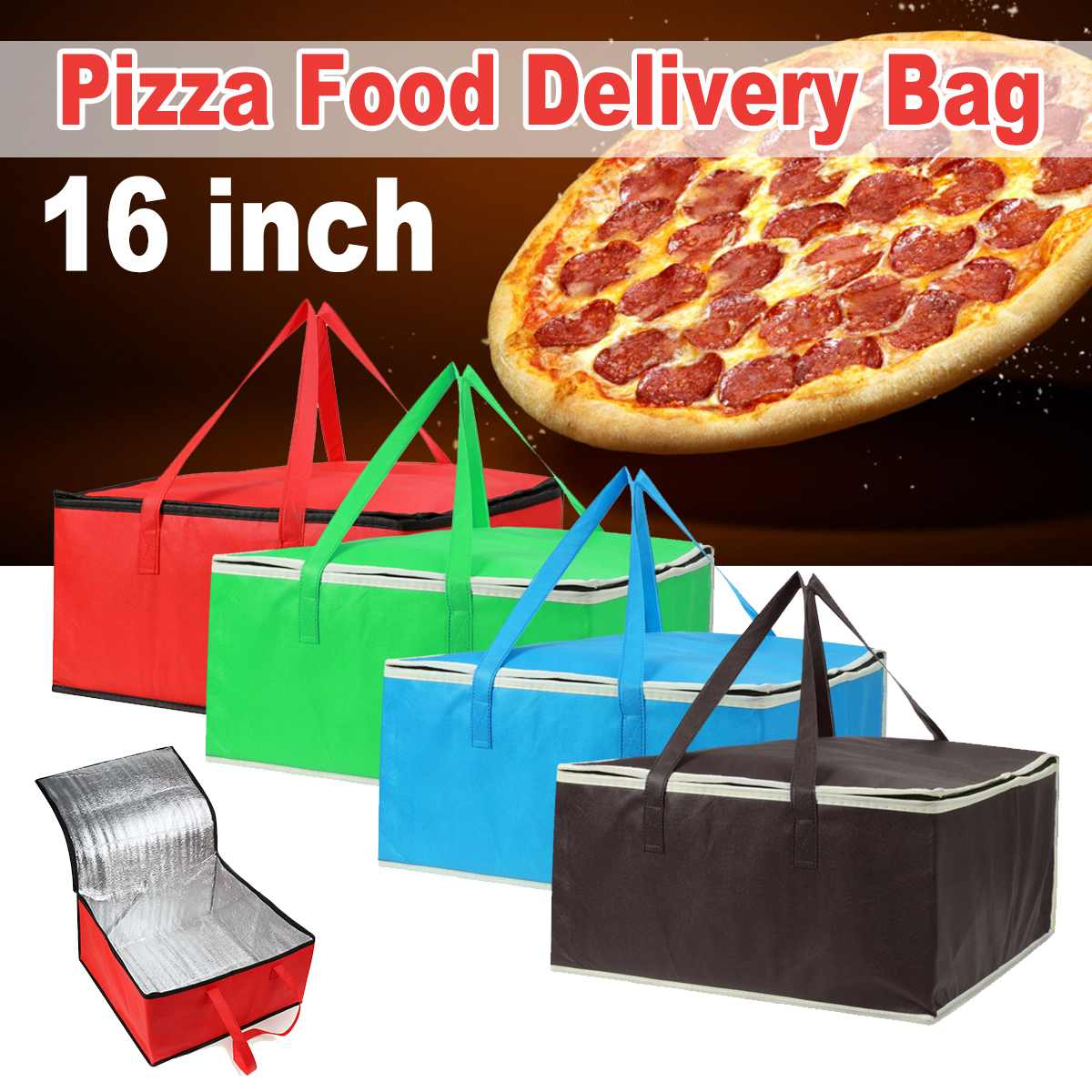 Pizza Delivery Bag Thermal Container