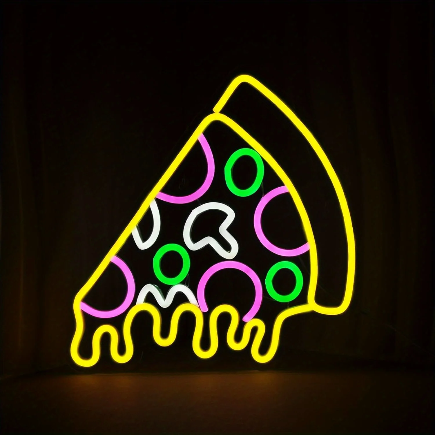 Pizza Neon Signs for Wall Decor Yellow LED Light Sign for Kids Room Decor Light Up Sign for Restaurant Birthday Party Pizza Neon Signs for Wall Decor Yellow LED Light Sign for Kids Room Decor Light Up Sign for Restaurant Birthday Party