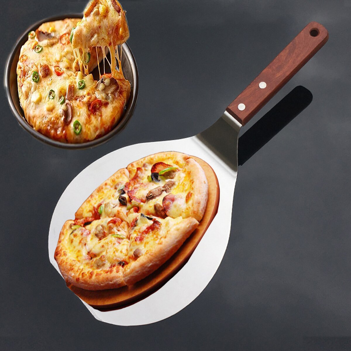 Pizza Oven Shovel with Wooden Handle Pizza Oven Shovel with Wooden Handle