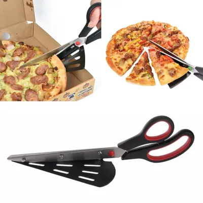 Pizza Scissors 2in1 Slicer and Server Pizza Scissors 2in1 Slicer and Server