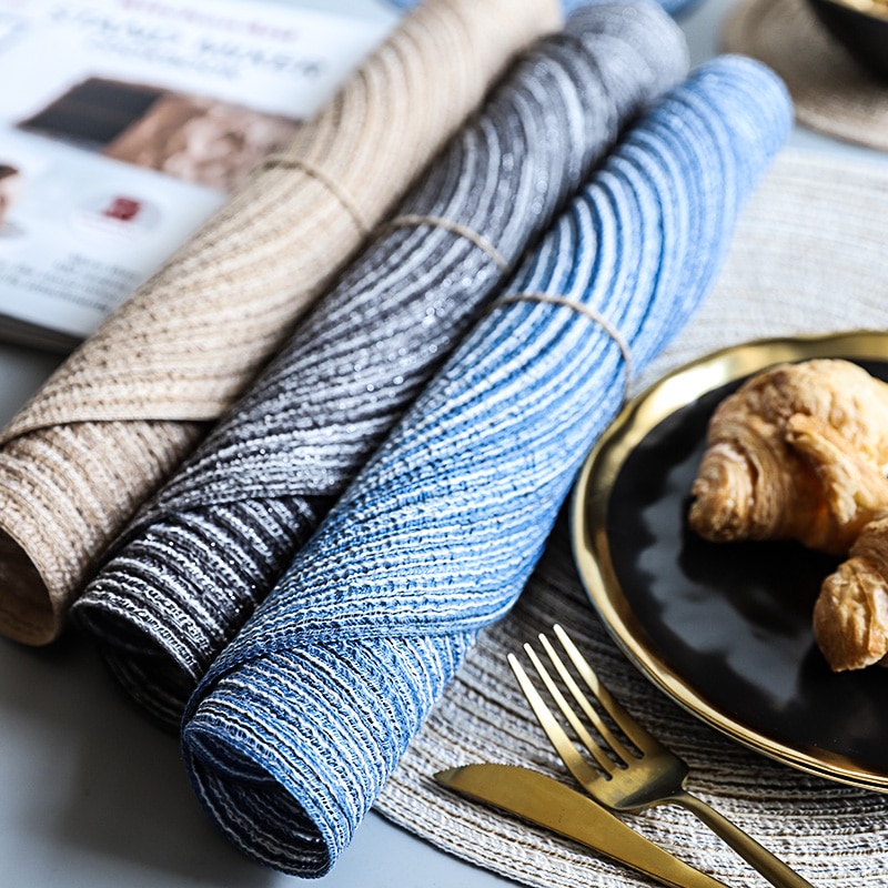Placemats Stylish Linen Insulation Pads Placemats Stylish Linen Insulation Pads
