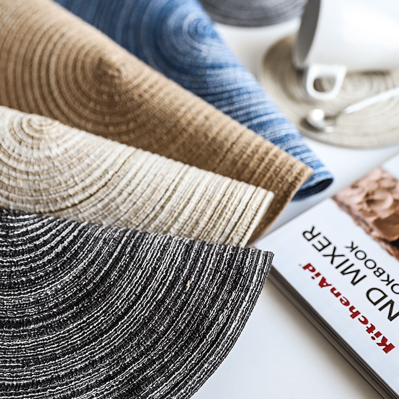 Placemats Stylish Linen Insulation Pads Placemats Stylish Linen Insulation Pads