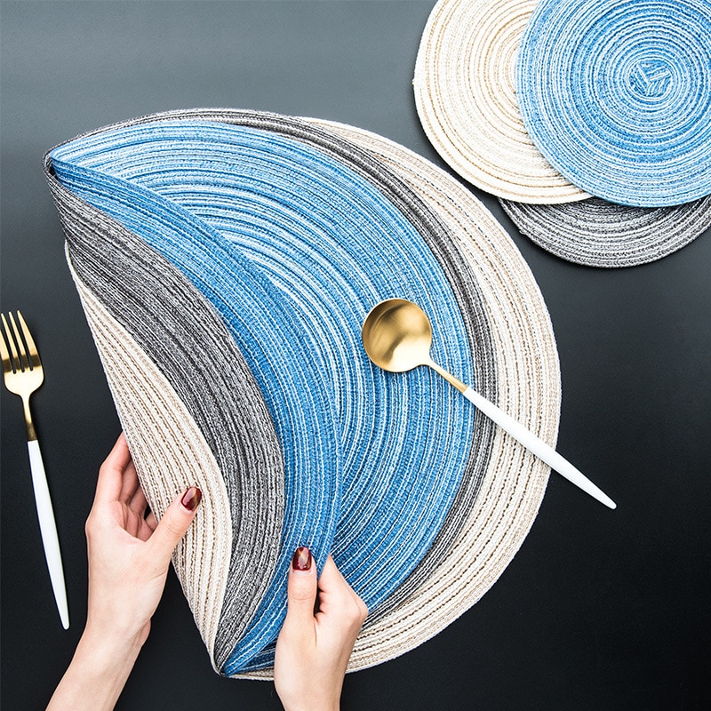 Placemats Stylish Linen Insulation Pads Placemats Stylish Linen Insulation Pads