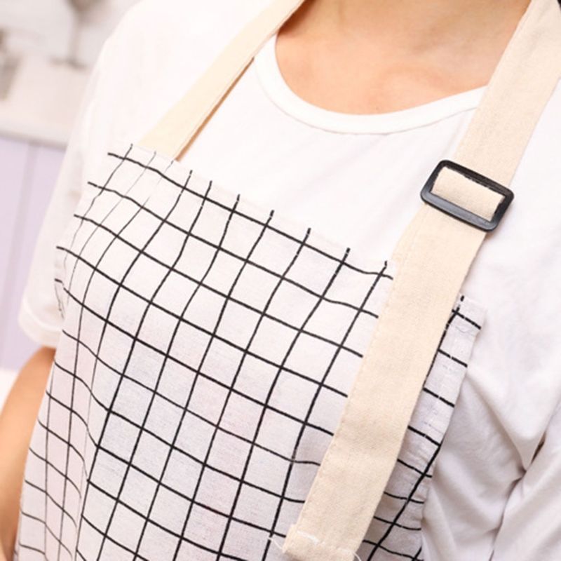 Plaid Apron with Adjustable Straps Plaid Apron with Adjustable Straps