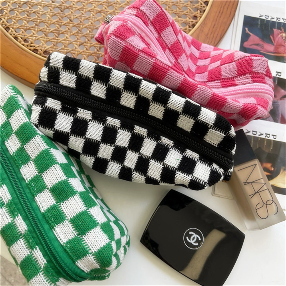 Plaid Ladies Cosmetic Pouch