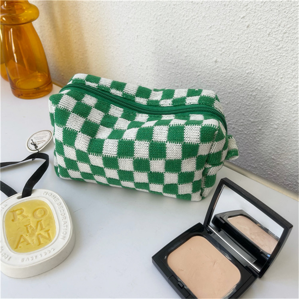 Plaid Ladies Cosmetic Pouch
