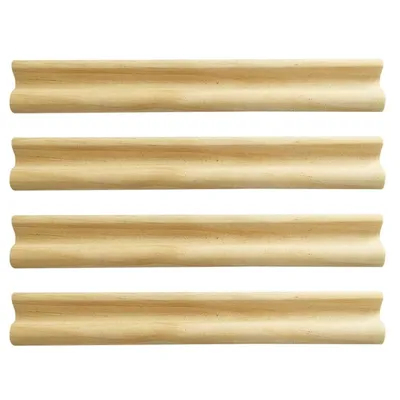 Plain Wooden Domino Racks (4pcs)