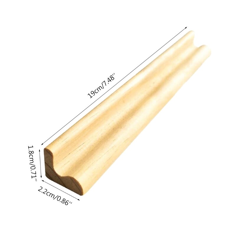 Plain Wooden Domino Racks (4pcs)
