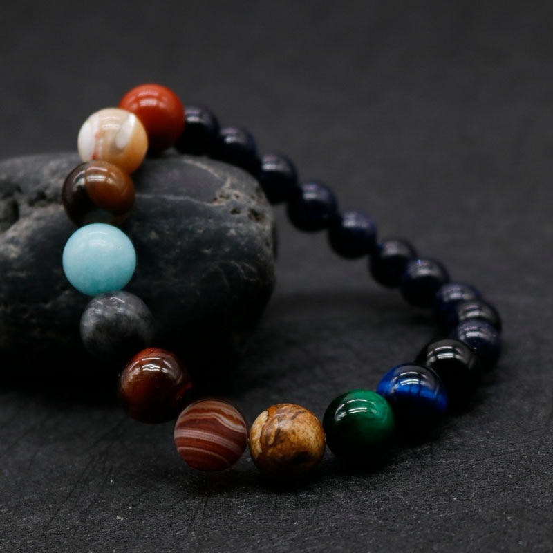 Planet Bracelet Crystal Stone Beads Planet Bracelet Crystal Stone Beads