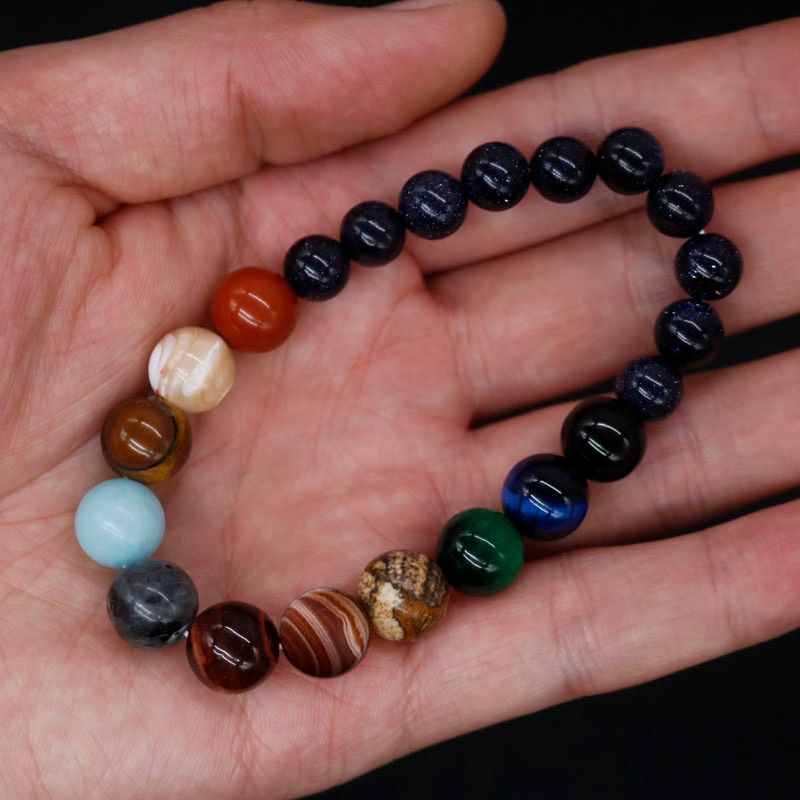 Planet Bracelet Crystal Stone Beads Planet Bracelet Crystal Stone Beads