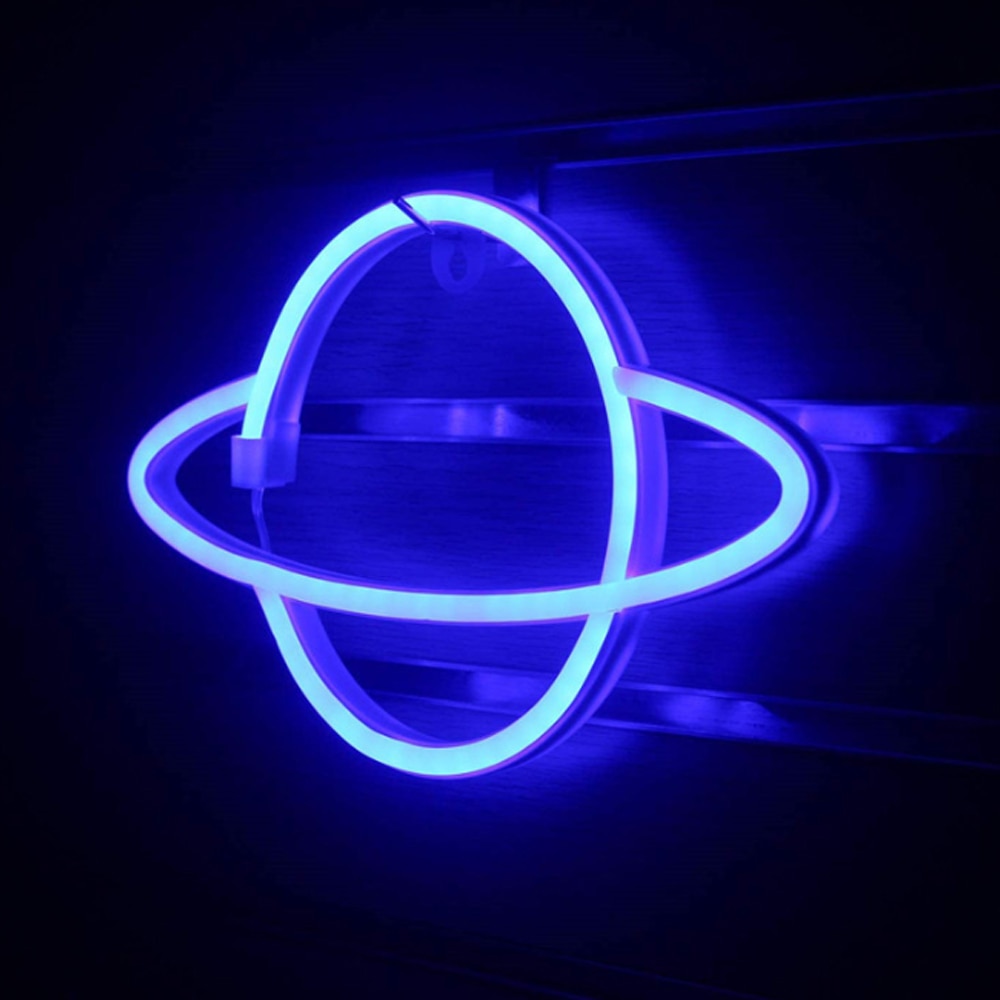 Planet Neon Sign LED Wall Decor Light Planet Neon Sign LED Wall Decor Light